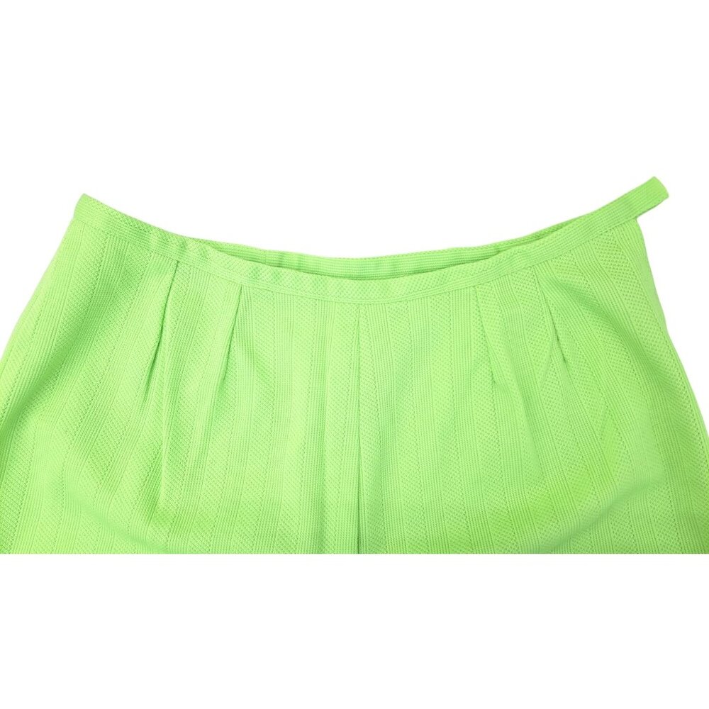 Vintage Handmade Pant Suit Polyester Top Crop Pants Women Large Green 2 Piece - Picture 8 of 16